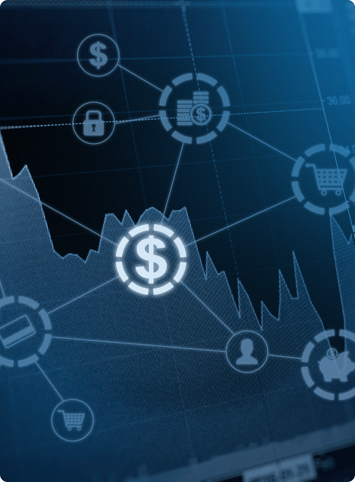 Graphique de connectivité bancaire de base 