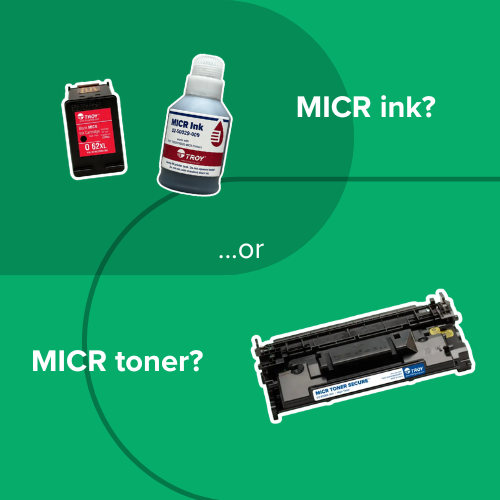 Encre MICR ou toner MICR