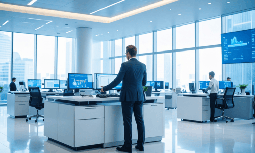 Banque moderne, exemplaire propre