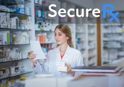 Un pharmacien qui exécute une ordonnance SecureRx 