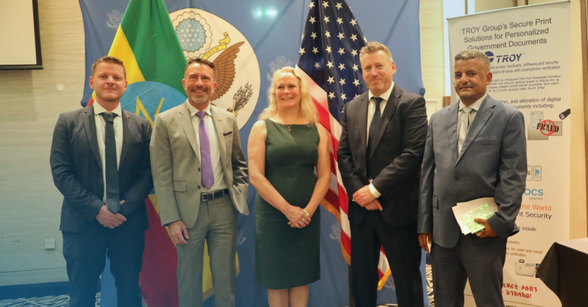 Groupe TROY en Éthiopie avec l'ambassade des États-Unis